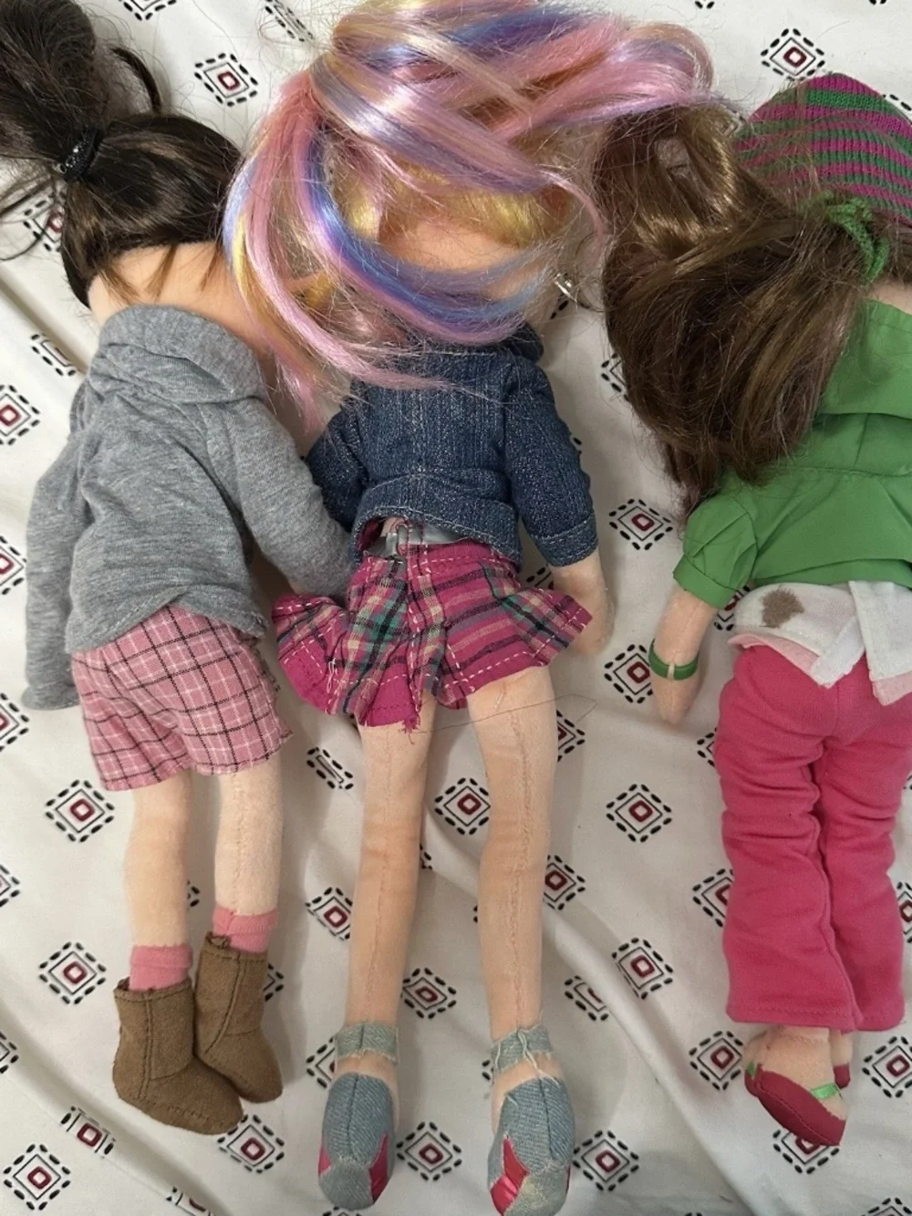 Ty Girlz Plush Dolls Poseable Retired Y2k 2000 style Kids Teens vintage Used Toy